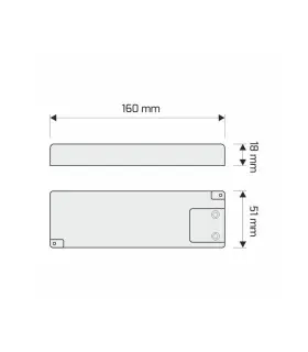 DESIGN LIGHT LD power supply 12V 30W with MINI connector sockets - 