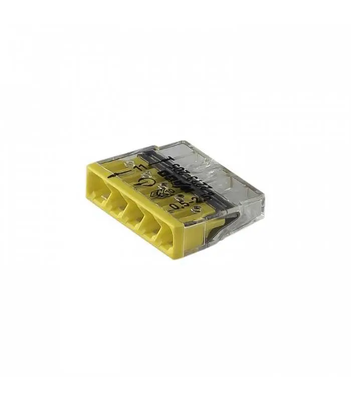 WAGO 2273-205 5-way push wire connector 24A