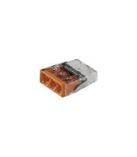 WAGO 2273-203 3-way push wire connector 24A