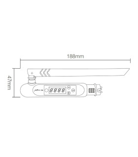 Mi-Light DMX 512 LED transmitter FUTD01 - size