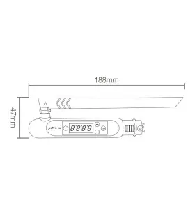 Mi-Light DMX 512 LED transmitter FUTD01 - size