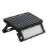 LED line® solar LED floodlight SMD 10W neutral white IP65. Solar LED luminaire using free ecological solar energy emits 