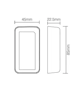 Mi-Light 2.4GHz multi white wireless WiFi dimmer FUT036 - size
