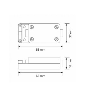 DESIGN LIGHT wire connector black IP54 - 