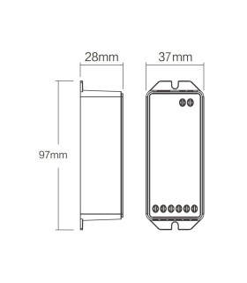 Mi-Light RGB+CCT LED strip controller FUT045