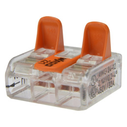 WAGO 221-413 3-way lever connector 32A. COMPACT Splicing Connectors