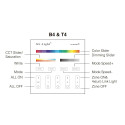 Mi-Light 4-zone RGB+CCT smart panel remote controller T4 - features