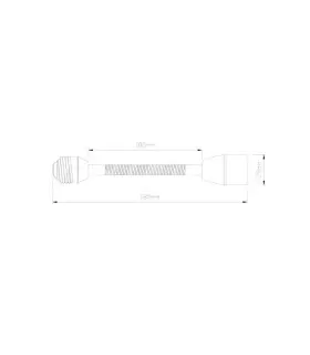 LED line® E27-E14 lamp socket converter flexible extender - size