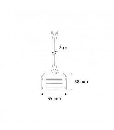 DESIGN LIGHT 2m 6-way mini connector to bare wires splitter | Future House Store
