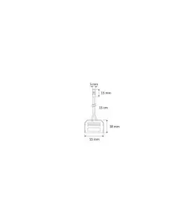 DESIGN LIGHT 15cm 6-way mini connector splitter - 