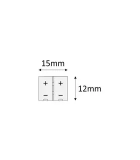 8mm single colour I type clip connector - 