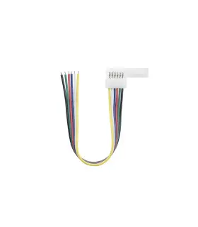 12mm RGB+CCT 6 pin wire connector - 