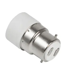 LED line® B22-E14 lamp socket converter. Bulb adapter B22 to E14 enables the use of a bulb with E14 thread (eg LED bulbs