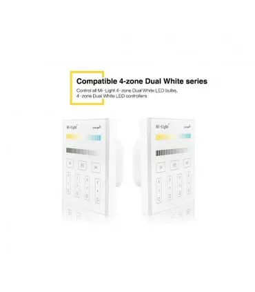 Mi-Light 4-zone CCT adjust smart panel remote controller T2 | Future House Store