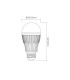 Mi-Light 9W dual white LED light bulb FUT019 - size