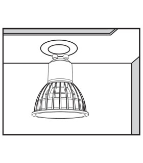 Mi-Light 4W GU10 RGB+CCT LED spotlight FUT103 - installation