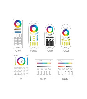 Mi-Light 12W RGB+CCT LED light bulb FUT105 - compatible remote controllers