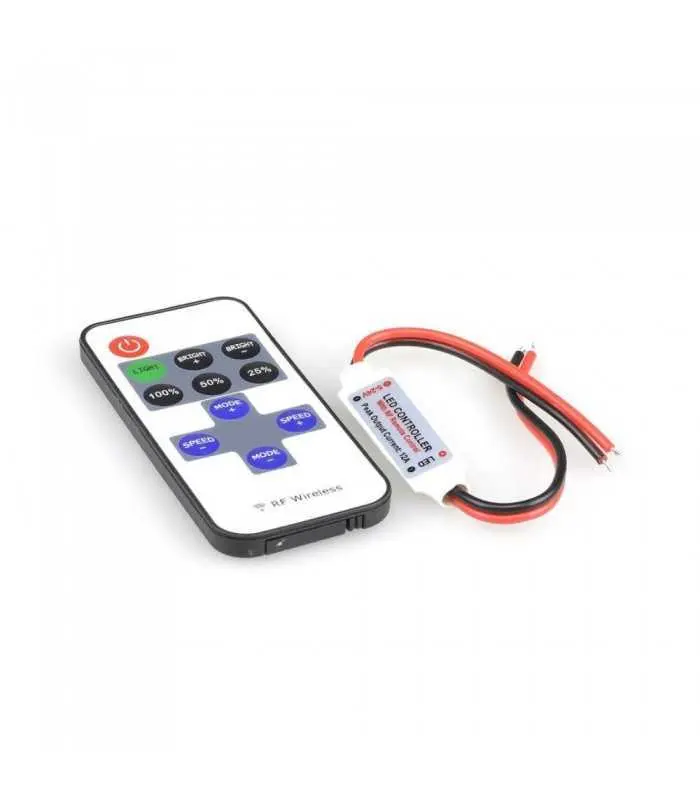 Mini RF remote controller single colour LED strip ID-2084