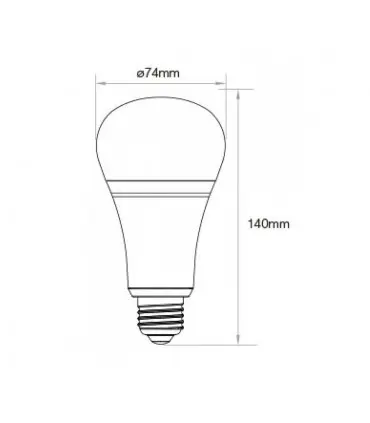 FUT105 LED light bulb RGB 12W: multicoloured | Future House Store