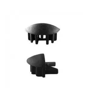 ALU-LED aluminium profile P1 end caps - black