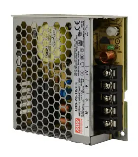 Mean Well LRS-75-12 enclosed power supply unit 12V 75W 6A - terminals