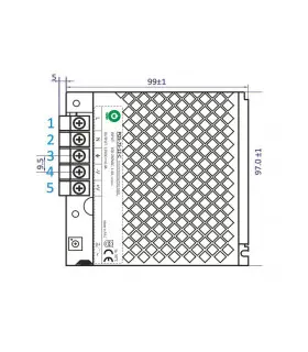 POS modular power supply POS-75-12-C 72W 6A - size 1