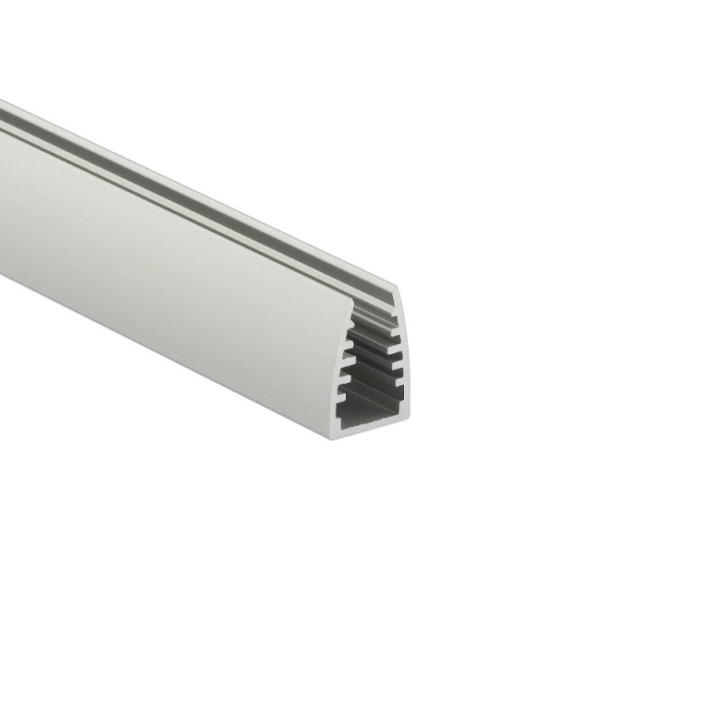 TOPMET anodised aluminium glass LED profile MIKRO10 silver TOPMET anodised aluminium glass LED profile MIKRO10 silver