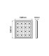 LED line® DIUNA square LED panel 60x60 27W neutral white - size