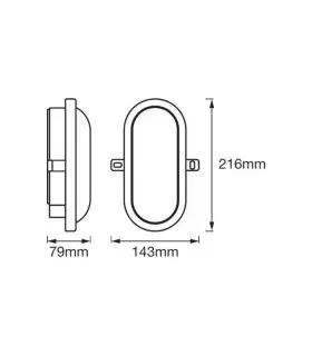 LEDOM wall outdoor LED bulkhead