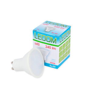 LEDOM GU10 spotlight bulb 3W SMD 240lm neutral white