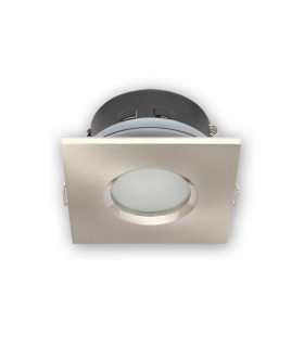 LED line® MR16 waterproof square recessed ceiling downlight IP65 - satin