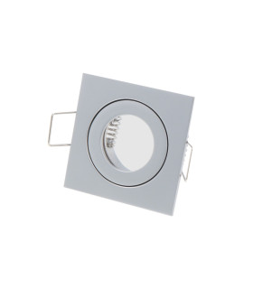 LED line® MR11 square waterproof ceiling downlight IP44 black - front