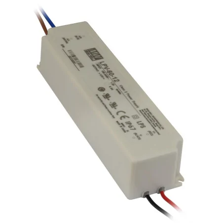 Mean Well LPV-60-12 LED power supply 12V 60W IP67 | Future House Store