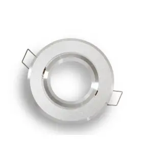 LED line® MR16 round adjustable downlights - sandblasted silver