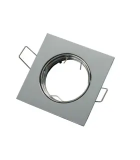 LED line® MR16 square adjustable ceiling downlights - chrome