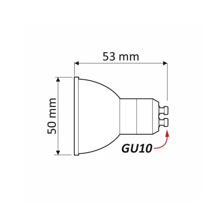 GU10 LED SMD 5W light bulb Design Light | Future House Store