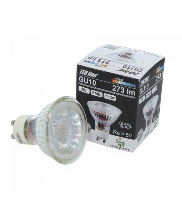 LED line® GU10 spotlight bulb 36° SMD 3W - 