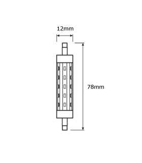 LED line® R7s light bulb SMD 6W - 