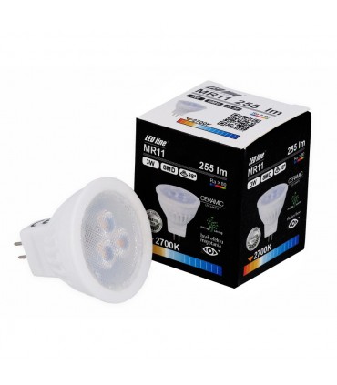 Ceramic spotlight bulb mr11 3w