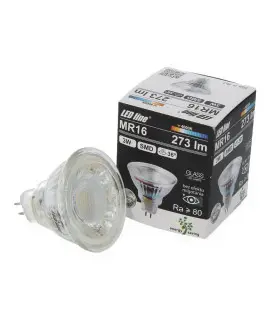 LED line® MR16 glass LED spotlight bulb 12V 3W - neutral white