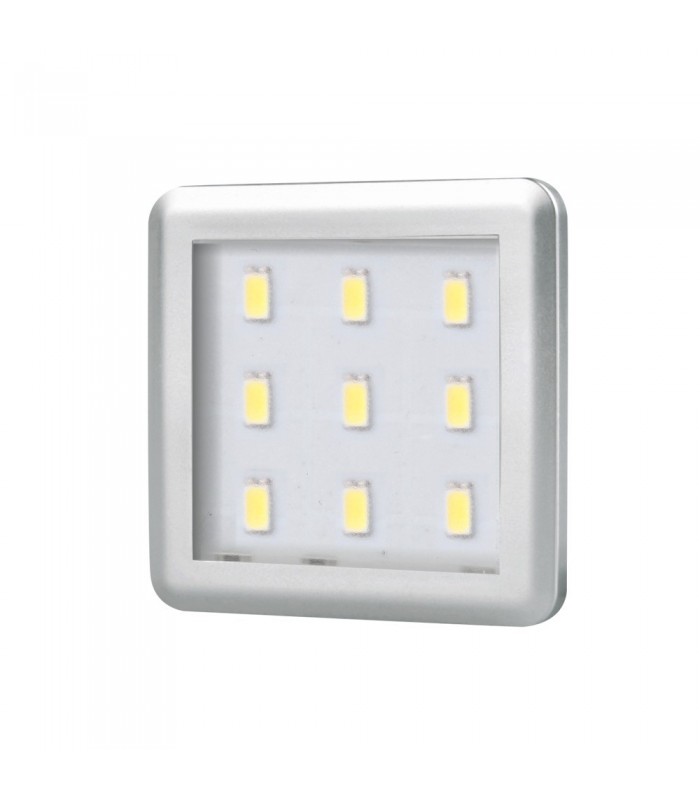 Design Light under cabinet SQUARE LED light 2.5W - aluminium