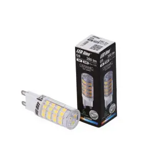 LED line® G9 ceramic LED light bulb SMD 4W - cold white