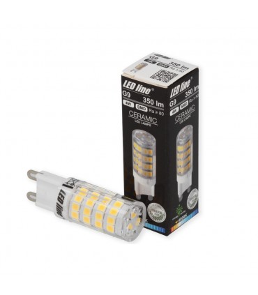 LED line® G9 ceramic LED light bulb SMD 4W - neutral white