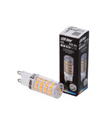 LED line® G9 ceramic LED light bulb SMD 4W - warm white