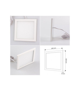 Design Light under cabinet LED light panel FOTON 3W - aluminium