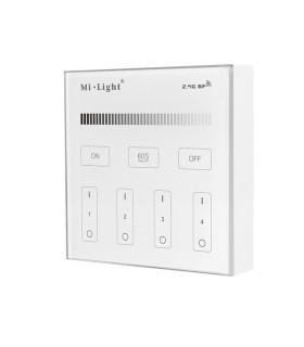 Mi-Light 4-zone brightness dimming smart panel B1