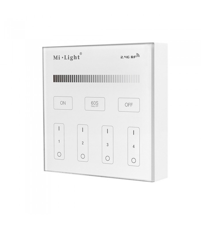 Mi-Light 4-zone brightness dimming smart panel B1