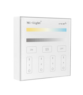 Mi-Light 4-zone CCT adjust smart panel B2