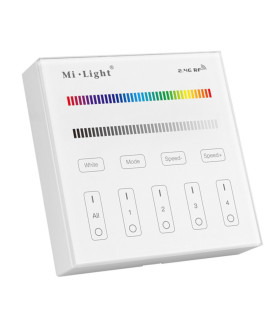 Mi-Light 4-zone RGB/RGBW smart panel B3 - wall panel