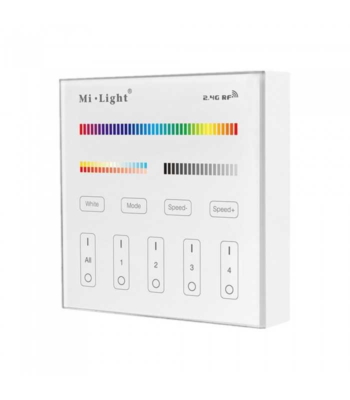 Mi-Light 4 zone RGB+CCT smart panel remote controller B4